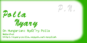 polla nyary business card